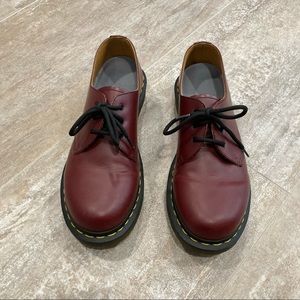 Barely worn cherry red 3 hole Doc Martens